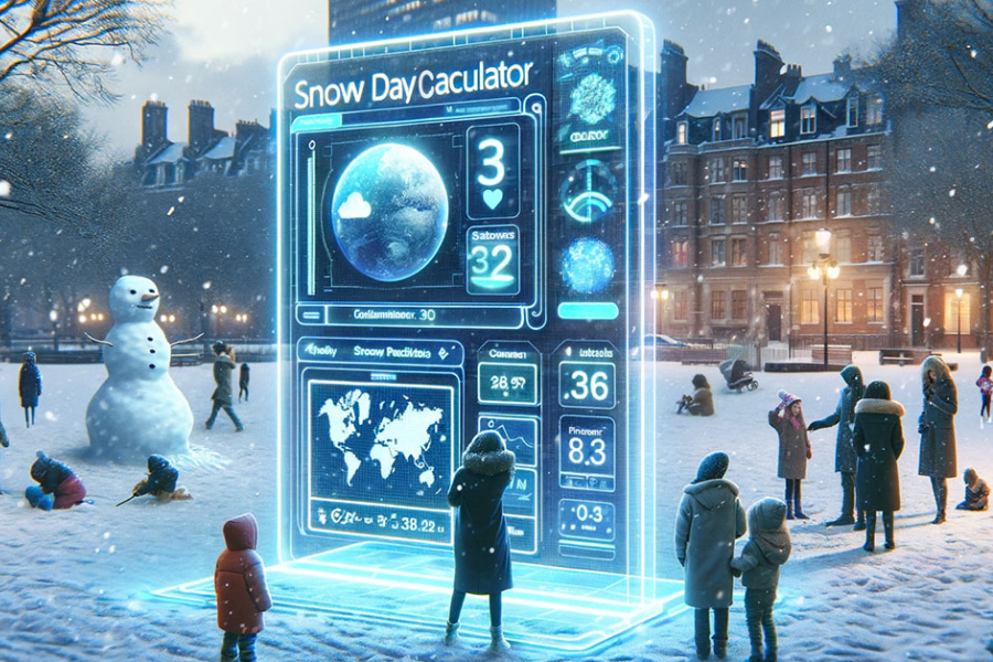 snow day calculator 2024